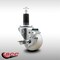 Service Caster 3'' SS Nylon Swivel 1-1/4'' Expanding Stem Caster with Brake SCC-SSEX20S314-NYS-TLB-114 - alternate 4
